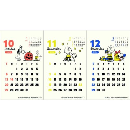 スヌーピー 令和6年暦 2024Calendar ピーナッツ キャラクター 卓上カレンダー2024年｜cinemacollection｜05