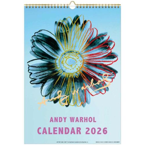 壁掛けカレンダー2026年 2026Calendar アンディ ウォーホル Andy Warhol 壁掛け スケジュール APJ 海外作家 アート 書き込み インテリア