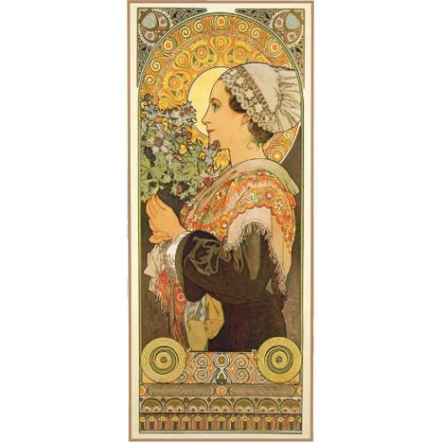 壁掛けカレンダー2026年 アルフォンス ミュシャ 2026Calendar APJ