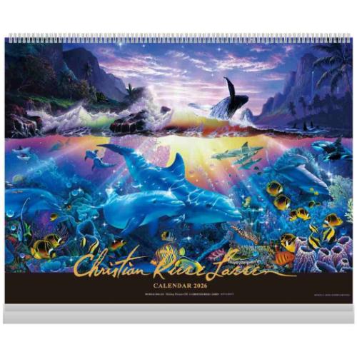 2026Calendar 壁掛けカレンダー2026年 クリスチャン リース ラッセン APJ