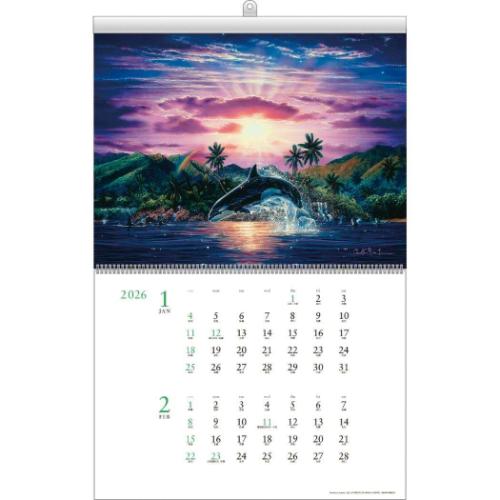 2026Calendar 壁掛けカレンダー2026年 クリスチャン リース ラッセン APJ