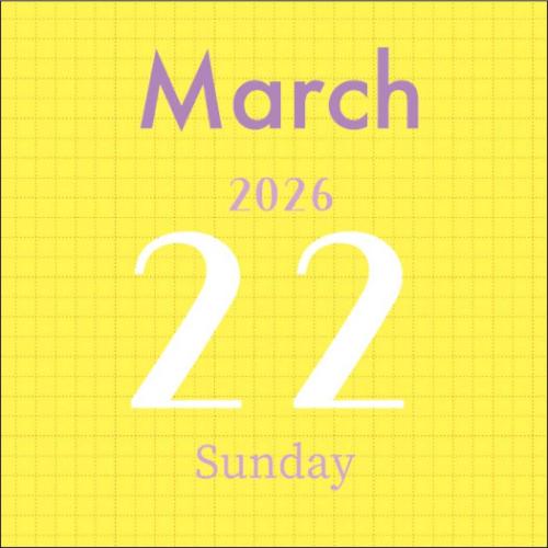 2026Calendar ミニチュア日めくり カラフル文字 卓上カレンダー2026年 APJ