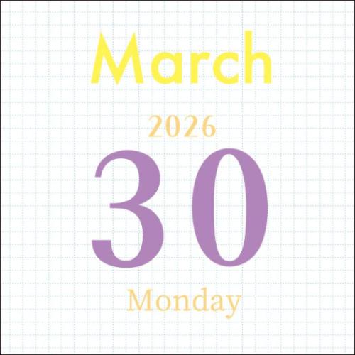 2026Calendar ミニチュア日めくり カラフル文字 卓上カレンダー2026年 APJ