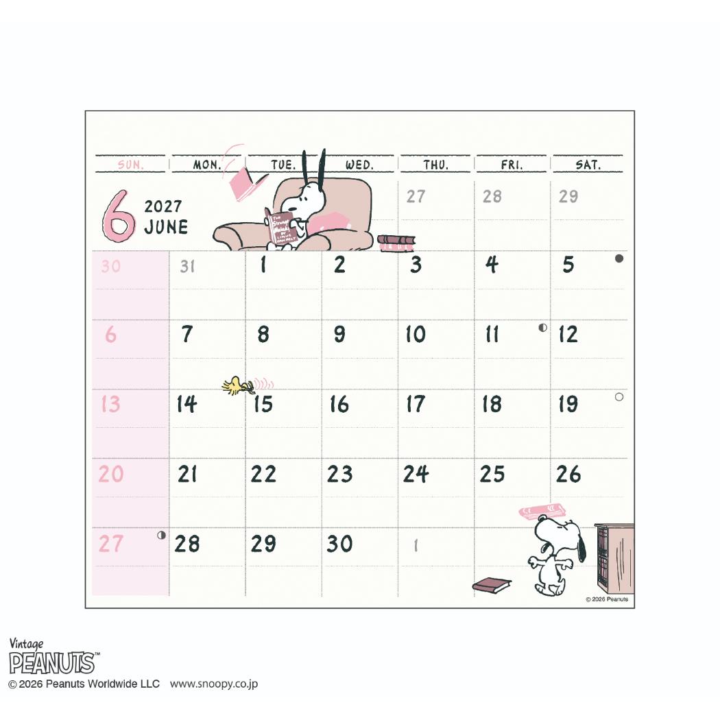 スヌーピー 2027Calendar 卓上カレ...の詳細画像1