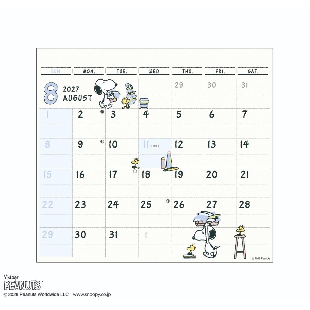 スヌーピー 2027Calendar 卓上カレ...の詳細画像2