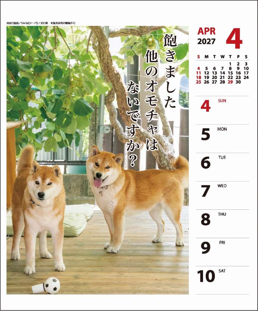 2027Calendar 卓上カレンダー202...の詳細画像2