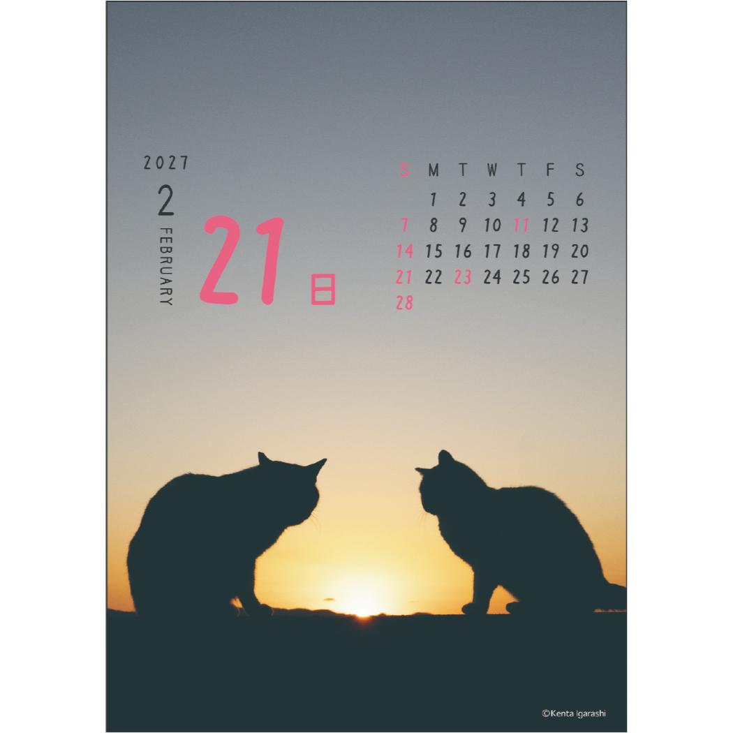 2027Calendar 卓上カレンダー202...の詳細画像3