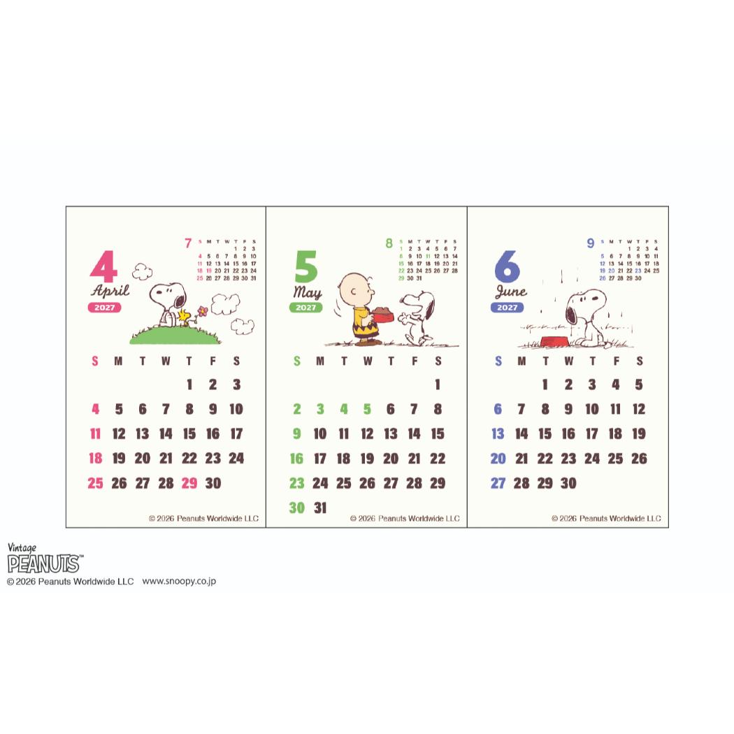 スヌーピー 2027Calendar 卓上カレ...の詳細画像2