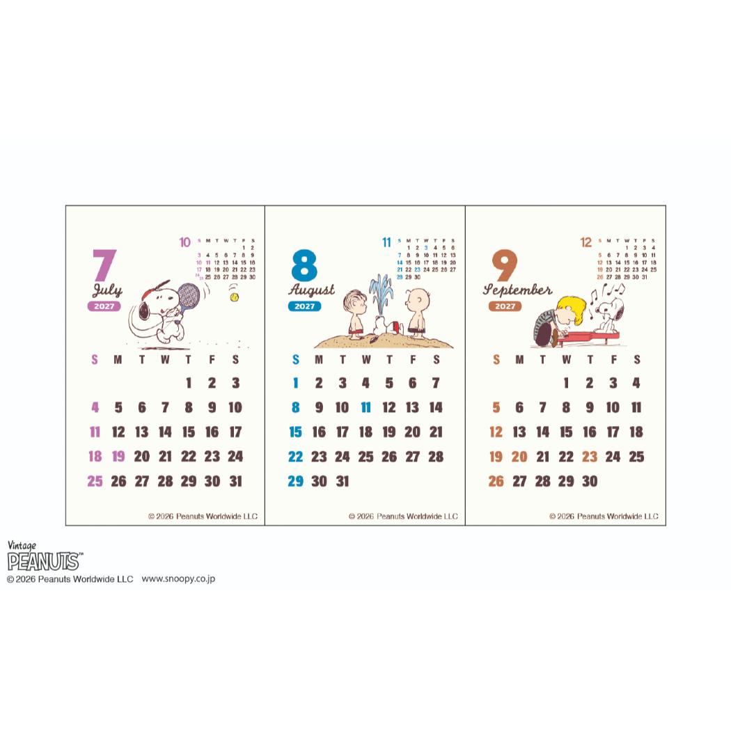スヌーピー 2027Calendar 卓上カレ...の詳細画像3
