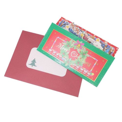 クリスマスカード ミニサンタ ポップアップカード 125175 封筒付きグリーティングカード｜cinemacollection｜03