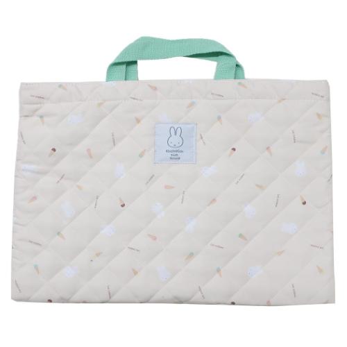 ミッフィー 絵本キャラクター レッスンバッグ キルトチャームバッグ