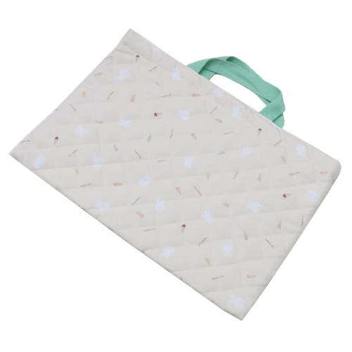 ミッフィー 絵本キャラクター レッスンバッグ キルトチャームバッグ