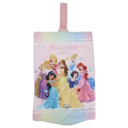 ディズニープリンセス グッズ キルト シューズバッグ キャラクター 体育館靴かばん ピンク 新入学 ディズニー