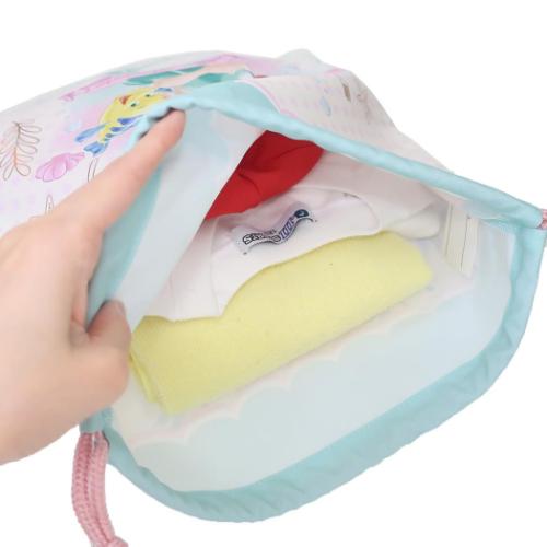 巾着袋 きんちゃくポーチ大 リトルマーメイド ディズニープリンセス アイボリー 新入学 アートウエルド 体操服入れ