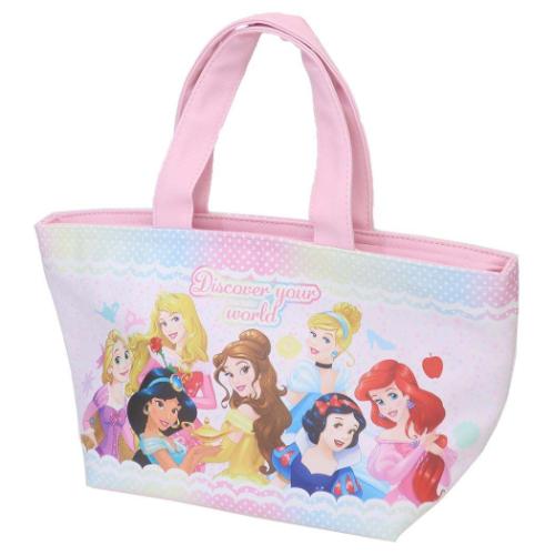 ディズニープリンセス ランチバッグ 保冷ランチトート ピンク