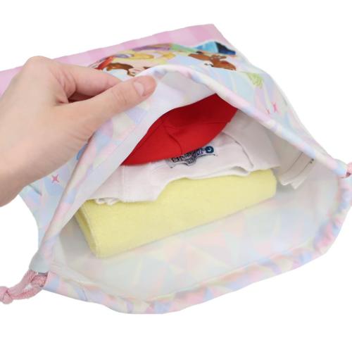 ディズニープリンセス キャラクター 巾着袋 巾着 大 ディズニー