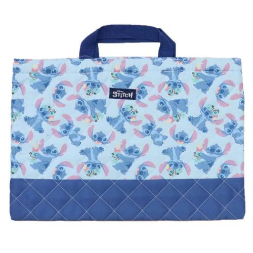 キルトチャームバッグ レッスンバッグ リロ＆スティッチ ディズニー アートウエルド 新学期準備雑貨 キャラクター