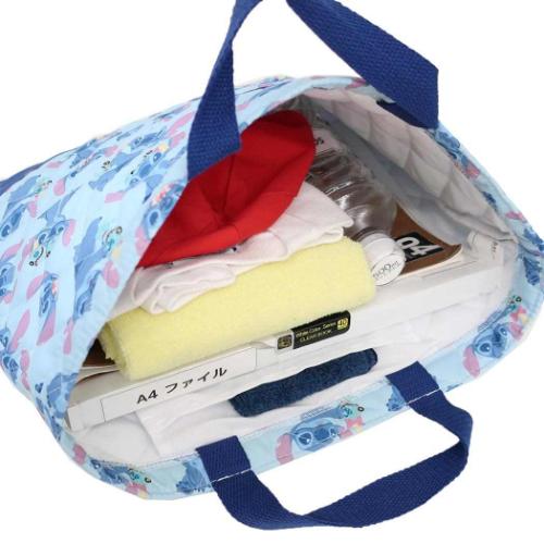 キルトチャームバッグ レッスンバッグ リロ＆スティッチ ディズニー アートウエルド 新学期準備雑貨 キャラクター