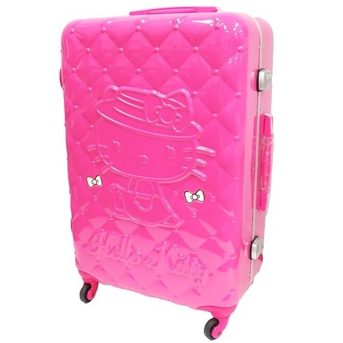 ちやすいア ハローキティ 66リットル サンリオ 海外旅行 バッグ スーツケース キャラクター グッズ キルティング