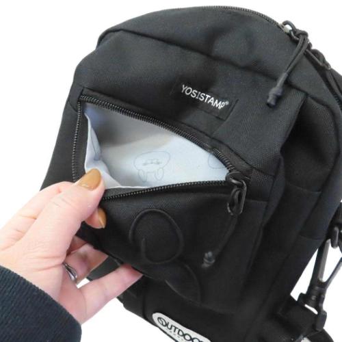 アウトドアOUTDOORヨッシースタンプうさぎさん刺繍コラボショルダー