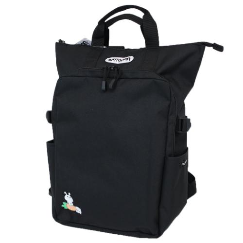 デイパック ヨッシースタンプxOUTDOOR リュックサック 黒 YOSISTAMP