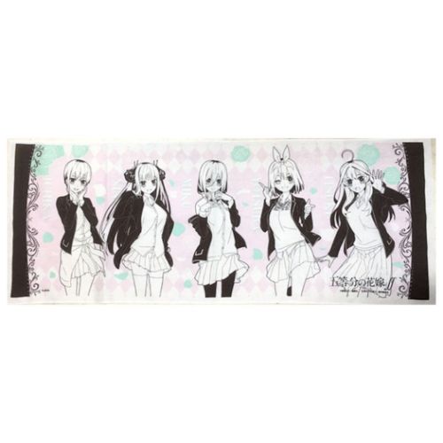 五等分の花嫁 キャラクターてぬぐい 手ぬぐい アニメキャラクター バンダイ