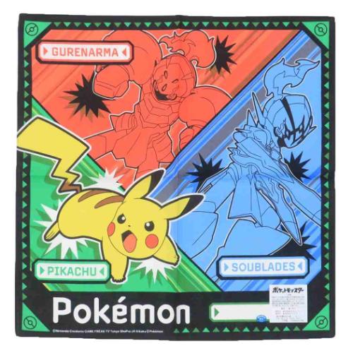 ポケットモンスター ランチクロス 大判ハンカチ バトル ポケモン バンビーナ 入園入学準備雑貨