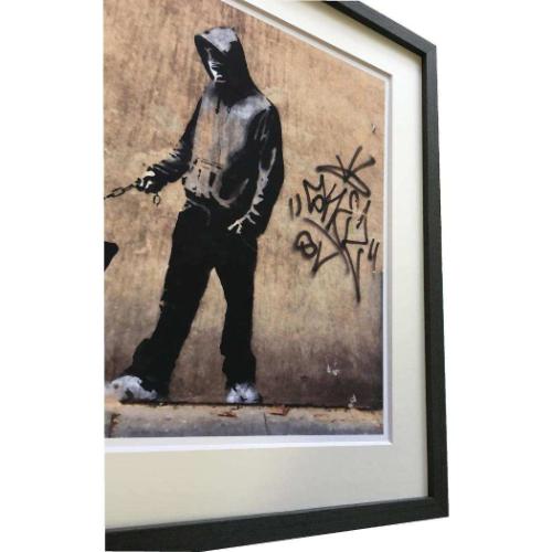 アートフレーム バンクシー Banksy Choose Your Weapon Limited