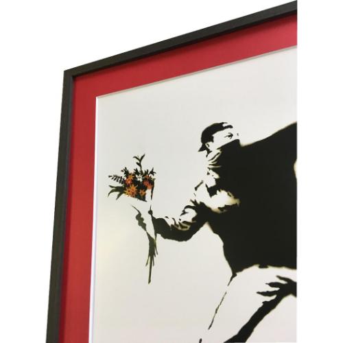Banksy バンクシー アートフレーム 美工社 Molotov Limited