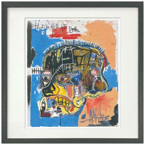 アートポスター ジャン-ミシェル・バスキア Jean-Michel Basquiat Untitled (Skull) 1981 額付き