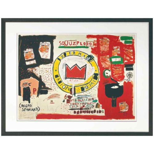Jean-Michel Basquiat ジャン-ミシェル・バスキア アートポスター 美工社 Untitled (Crown) 1988