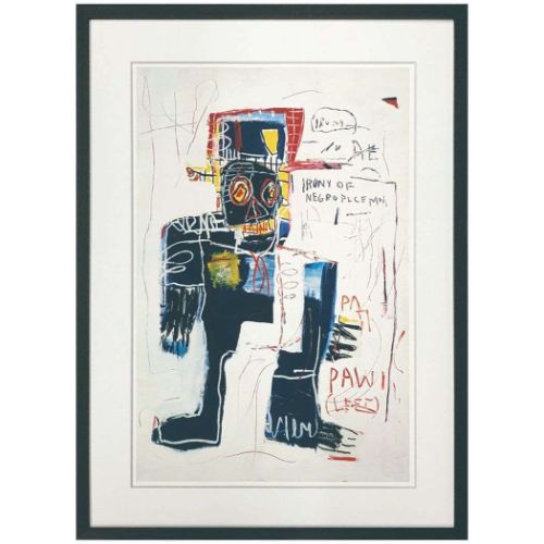 アートポスター ジャン-ミシェル・バスキア Jean-Michel Basquiat Irony of Negro Policeman