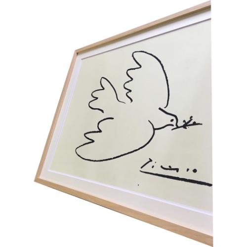 名画 Pablo Picasso パブロ ピカソ Dove of Peace 美工社 額付き