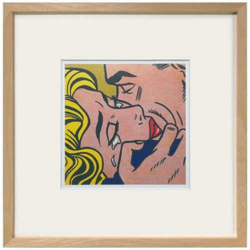 Roy Lichtenstein リキテンシュタイン アートポスター 美工社 Kiss V
