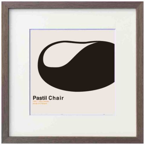 Toshiaki Yasukawa アートポスター 安川敏明 Pastil Chair 美工社 額