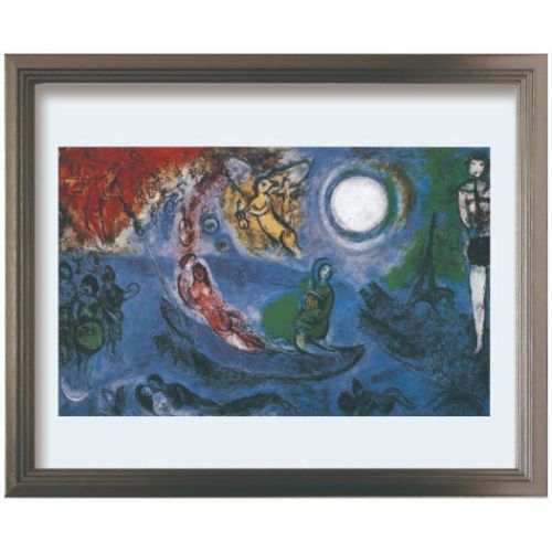 アートポスター シャガール Marc Chagall II concerto1957 美工社