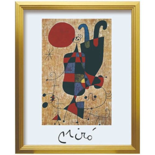 Joan Miro ジョアン・ミロ アートポスター 美工社 Upside-down figures
