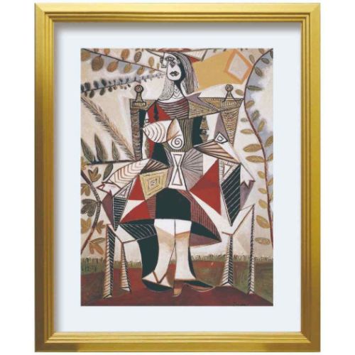 アートポスター ピカソ Pablo Picasso Femme au Jardin1938 美工社