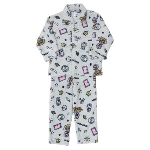 アイムドラえもん 総柄長袖ニットシャツ サンリオ キッズファッション アニメキャラクター グレー