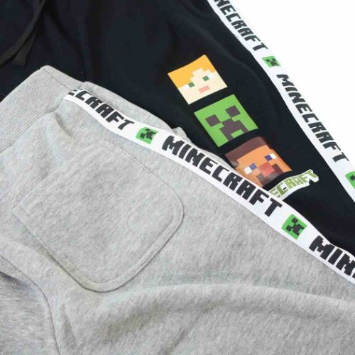 マインクラフト ゲームキャラクター キッズファッション シャギープリントパンツ グレー Minecraft｜cinemacollection｜04