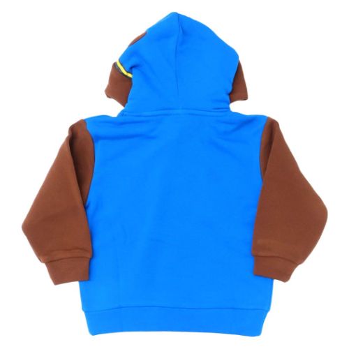 フードプリント裏起毛プルパーカー キッズファッション パウパトロール ブルー カイタックファミリー