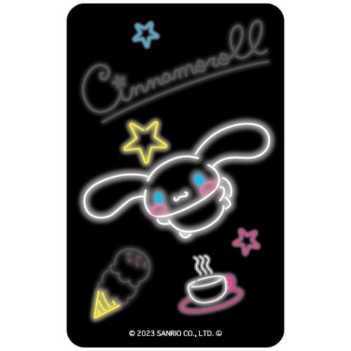 まじかる百貨店ステッカー シール シナモロール ネオン 1 カルチュア