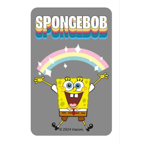 スポンジボブ カード まじかる百貨店クリアカード レインボー
