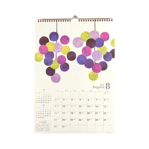 A3壁掛けカレンダー2026年 2026 Calendar Tomoko Hayashi 旬果
