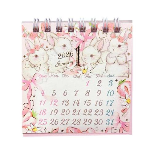 たけいみき 2026 Calendar ミニ卓上カレンダー2026年 : キャラクターの