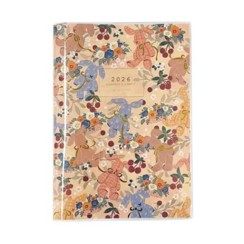 Tomoko Hayashi 令和8年手帖 B6ウィークリー手帳2026 ガーリーイラスト