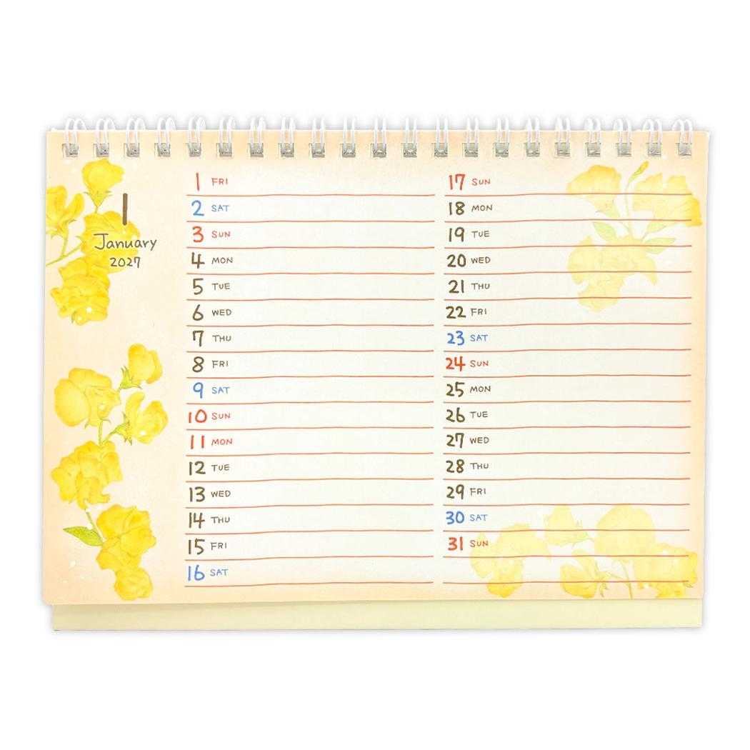 もん 2027 Calendar B6 卓上カ...の詳細画像1