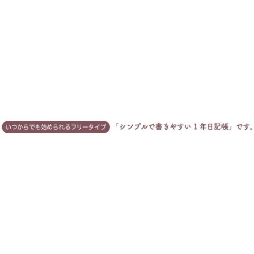 日記帳 みんなの文具 1年日記 365+ ねこ サックスブルー クローズピン