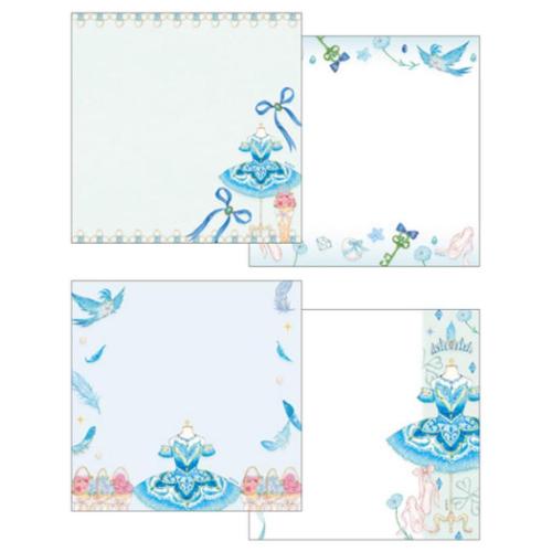 たけいみき グッズ メモ帳 ガーリーイラスト メモパッド フロリナ王女