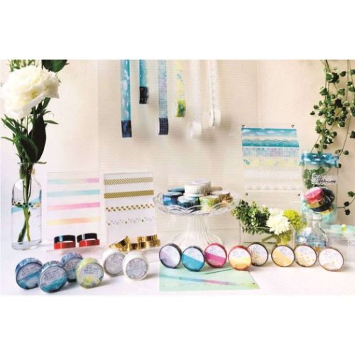 組色 kumiiro 透明マスキングテープ 20mm幅 マスキングテープ レース